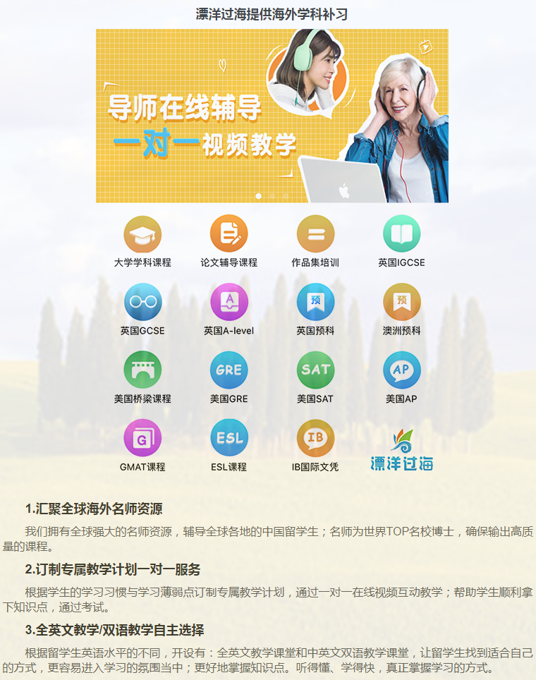 留学课程辅导：A-level辅导-8
